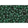 Kaufen Sie Perlen in der Schweiz cc939f - Toho rocailles perlen 11/0 transparent frosted green emerald (10g)