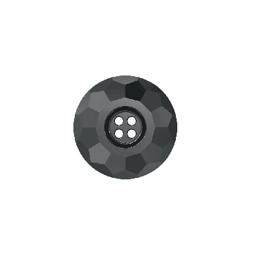 Bouton Swarovski JET HEMATITE 3008 jet 14mm (1)