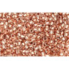cc740 - perles de rocaille Toho 15/0 copper lined crystal (5g)