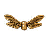 Perle ailes de libellule métal doré or fin vieilli 20mm (1)
