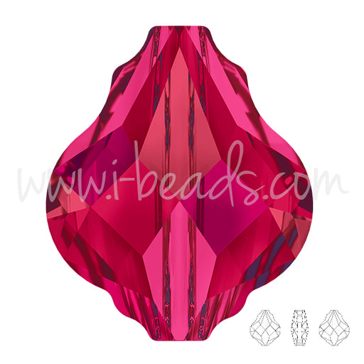 Achat Perle Swarovski 5058 Baroque ruby 14mm (1)