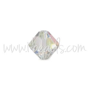 Perles Swarovski 5328 xilion bicone crystal AB 2.5mm (40)