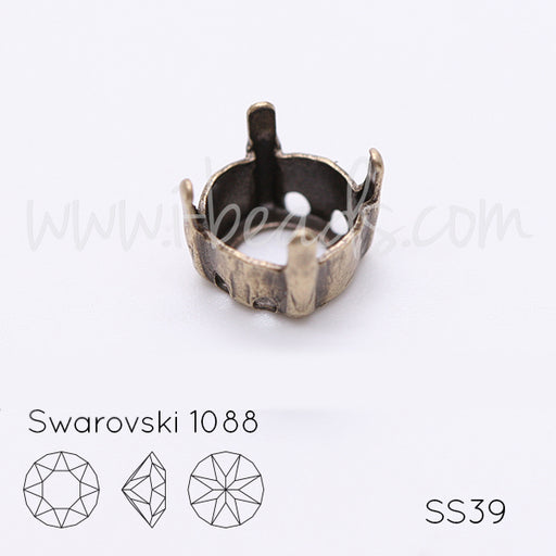 Serti à coudre pour Swarovski 1088 SS39 laiton (3)