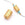 Perlengroßhändler in der Schweiz Säulenrohr aus vergoldeten Messingperlen, Mantra, 21x12mm, Loch 2mm (1)