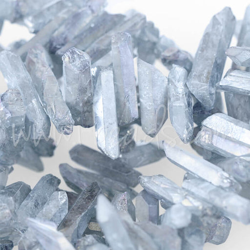 Pendentifs cristal de quartz bleu Crystal (4)