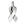 Vente au détail Pendentif solidarite métal plaqué argent vieilli 17mm (1)