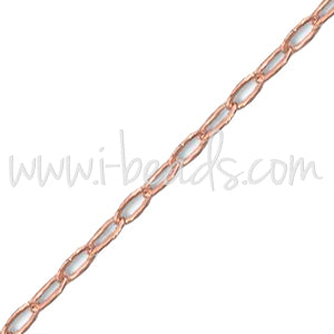 Chaine ovale rose gold filled 3.5x2mm (10cm)