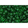 cc7b - perles de rocaille Toho 8/0 transparent grass green (10g)