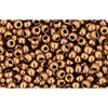 cc221 - perles de rocaille Toho 11/0 bronze (10g)