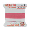 Fil de soie naturelle rose 0.50mm (1)