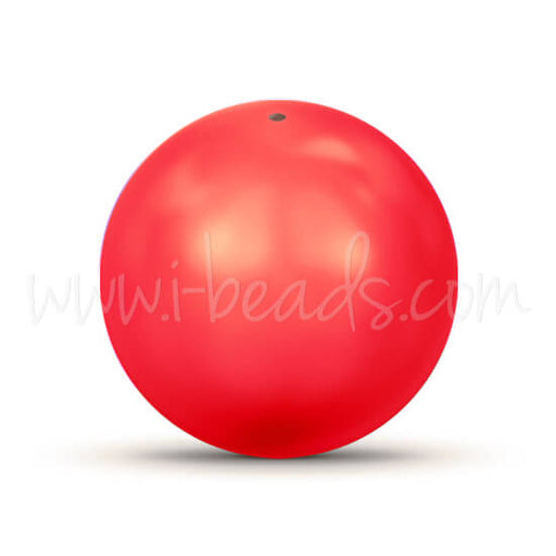 Achat Perles Swarovski 5810 crystal neon red pearl 6mm (20)