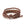 Perlengroßhändler in der Schweiz Geflochtenes Polyesterband Farbe ROT und Gold -3.5mm (50cm)
