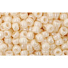 cc123 - perles de rocaille Toho 8/0 opaque lustered light beige (10g)