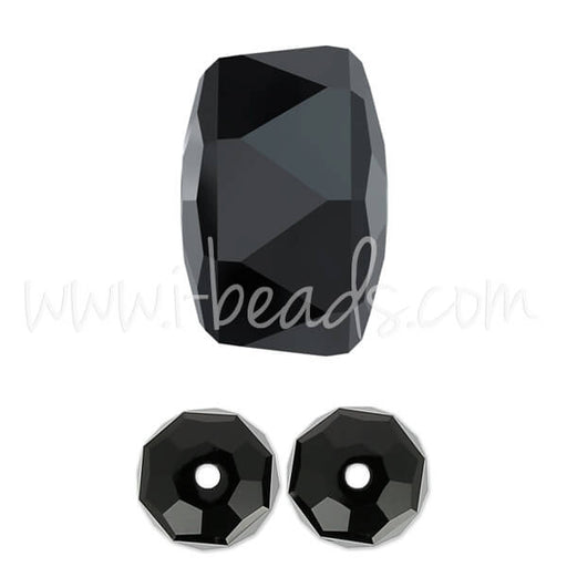 Achat Perles Swarovski 5045 Rondelle jet 6mm (6)