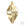 Vente au détail Swarovski Elements 5747 double spike crystal golden shadow 16x8mm (1)