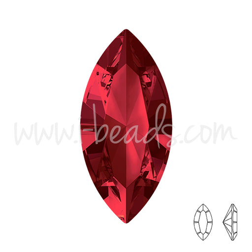 Kaufen Sie Perlen in der Schweiz Swarovski 4228 navette siam 15x7mm (1)