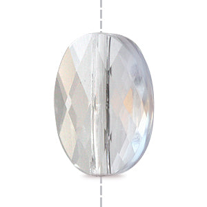 Perles facettes Swarovski 5050 crystal 14x10mm (1)