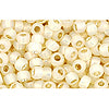 cc2125 - perles de rocaille Toho 8/0 silver lined milky light jonquil (10g)