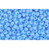 cc43 - perles de rocaille Toho 11/0 opaque blue turquoise (10g)