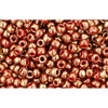 Achat cc1708 - perles de rocaille Toho 11/0 gilded marble red (10g)