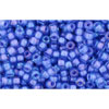 cc934 - perles de rocaille Toho 11/0 light sapphire/ opaque purple (10g)