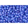 cc934 - perles de rocaille Toho 11/0 light sapphire/ opaque purple (10g)