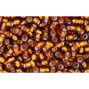 Achat cc34 - perles de rocaille Toho 11/0 silver lined smoked topaz (10g)