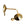 Grossiste en Boucles d'oreilles coniques avec anneau laiton doré 8x12mm (10)