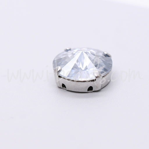 Achat Serti à coudre pour Swarovski 1122 rivoli 14mm rhodié (2)