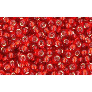 Achat Cc25c - perles de rocaille Toho 11/0 silver-lined ruby (250g)