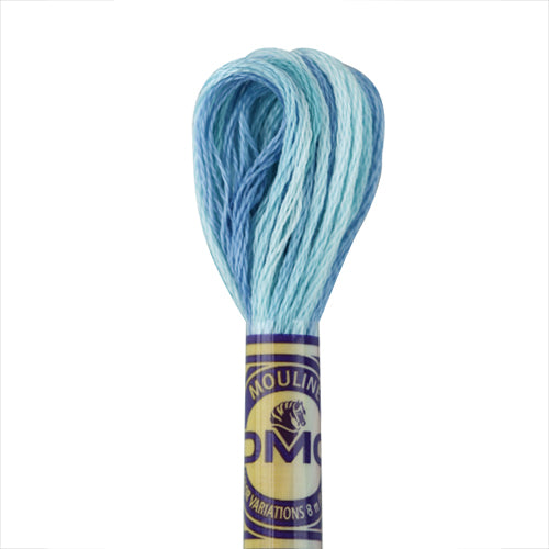 Fil à broder DMC mouliné variations coton 8m Tropical Waters 4020 (1)