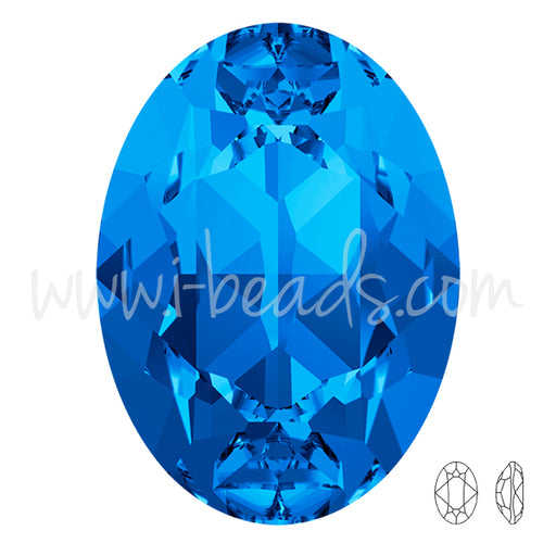 Kaufen Sie Perlen in der Schweiz Swarovski 4120 oval sapphire 18x13mm (1)