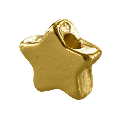 Achat Perle étoile métal doré or fin 24K - 6mm (5)