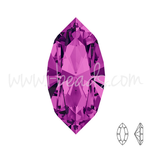 Kaufen Sie Perlen in der Schweiz Swarovski 4228 navette amethyst 15x7mm (1)