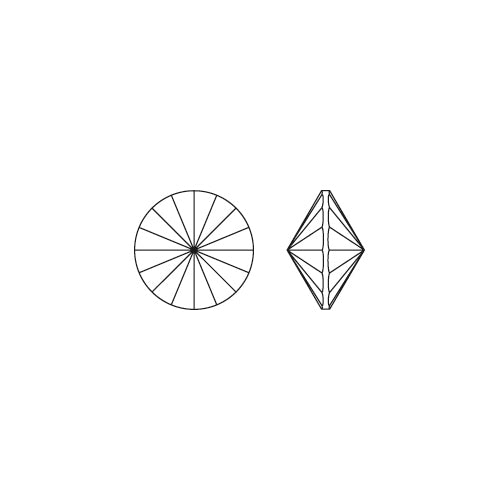 Swarovski 1122 rivoli crystal vitrail medium 12mm (1)