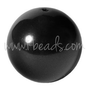 Perles Swarovski 5810 crystal black pearl 10mm (10)