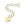 Grossiste en Chaîne d'extension en argent 925 doré or fin avec coeur 42mm (Vendue par unité)