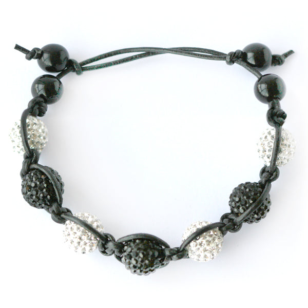 Perle style shamballa ronde deluxe crystal 10mm (1)