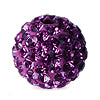 Achat Perle style shamballa ronde deluxe amethyst 10mm (1)
