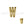 Perlengroßhändler in der Schweiz Buchstabenperle W vergoldet 7x6mm (1)