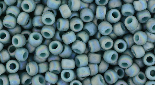 cc2634F - Toho Rocailles Perlen 8/0 semi glazed rainbow Turquoise (10g)