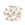 Vente au détail Jade Blanc Pendentif corne, sertis doré- 12mm long, 16mm Largeur (1)