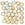 Vente au détail Perles Honeycomb 6mm glittery matte amber (30)