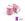 Grossiste en Cordon nylon dégradé ROSE/TURQUOISE - 0.7mm (vendu par Bobine - 6m)
