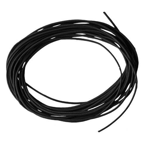 Cordon cuir noir 1mm (3m)