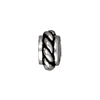 Perle rondelle métal plaqué argent vieilli 6mm (4)