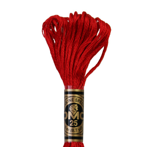 Fil à broder DMC mouliné spécial coton 8m rouge 817 (1)