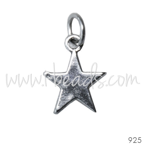 Charm étoile argent 925 12mm (1)