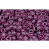 cc6bf - perles de rocaille Toho 11/0 transparent frosted medium amethyst (10g)