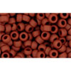 cc46lf - perles de rocaille Toho 8/0 opaque frosted terra cotta (10g)